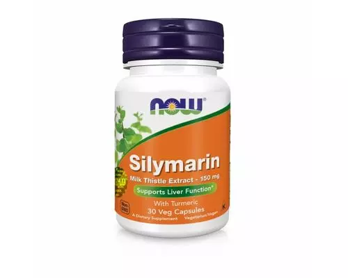 Екстракт розторопші Now Silymarin Milk Thistle Extract 150 mg для печінки 30 вегакапсул