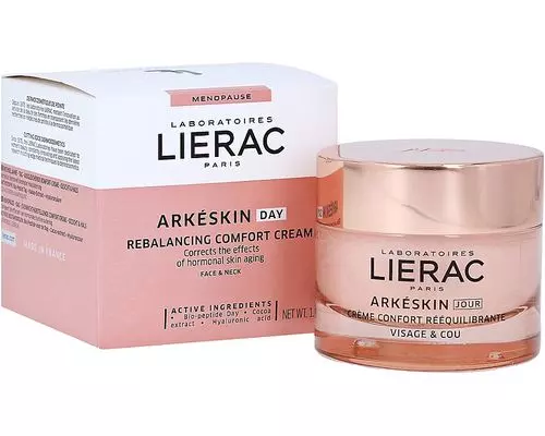 Денний крем Lierac Arkeskin Jour Day Rebalancing Comfort Cream для обличчя, антивіковий 50 мл