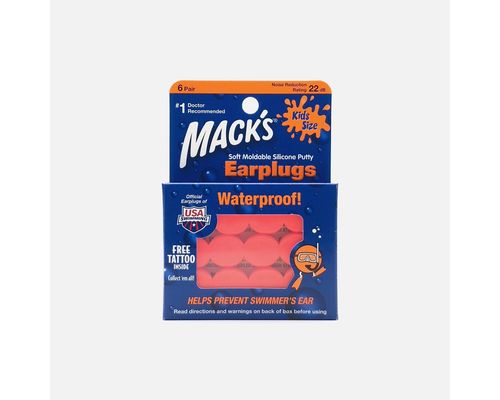 Беруші McKeon Pillow Soft Kids силіконові оранжеві дитячі 6 пар (10)