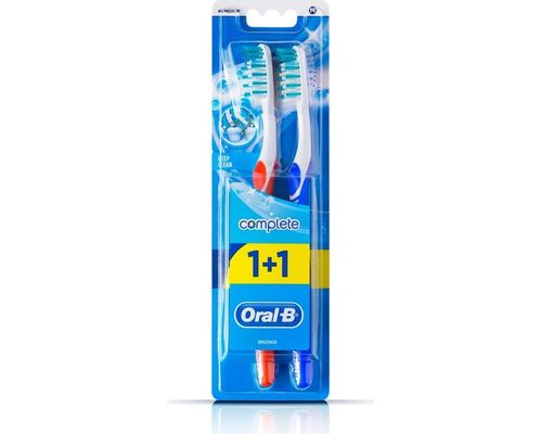 Зубна щітка Oral-B (Орал-В) Complete Clean 40 medium 1+1