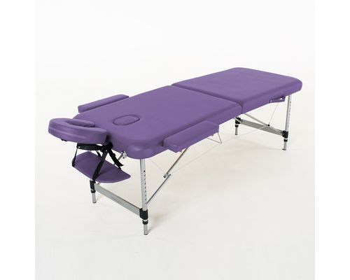 Масажний стіл RelaxLine Hawaii, алюмінієва основа, фіолетовий