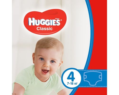 Підгузники Huggies Classic (7-18 кг) р.4 №44