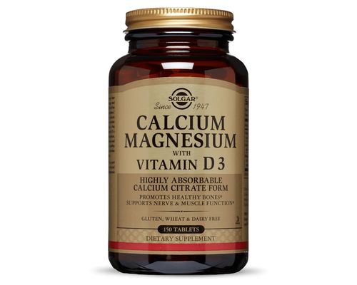 Мінерали Solgar Calcium Magnesium with Vitamin D3 загальнозміцнюючі №150