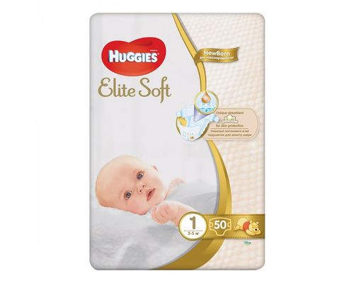 Підгузники Huggies Elite Soft (3-5 кг) р.1 №50