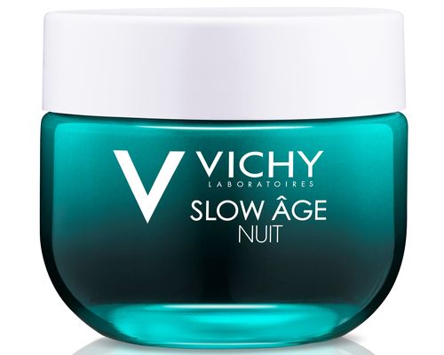 Крем-маска освіжаюча нічна Vichy Slow Age Fresh Cream & Mask для всіх типів шкіри проти ознак старіння 50 мл