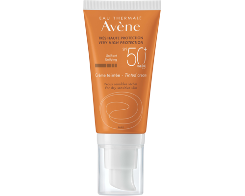 Крем сонцезахисний Avene Sun Sensitive тонуючий захисний крем для сухої та чутливої шкіри SPF 50+ 50 мл