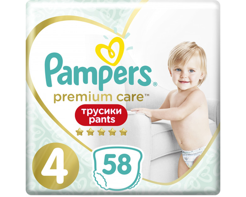 Підгузки-трусики Pampers Premium Care Pants Maxi р.4 (9-15 кг) №58