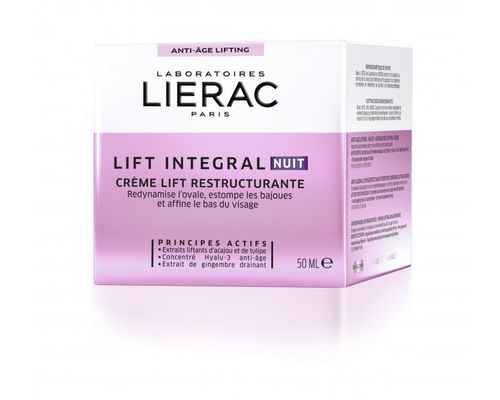 Нічний крем-ліфтинг Lierac Lift Integral Night Restructuring Lift Cream для обличчя, реструктуруючий 50 мл