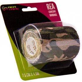 Кінезіологічний тейп Rea tape Cohesive Bandage 4,5мх7,5см зелений мілітарі (Rea-Band-camogreen)