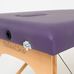 Масажний стіл RelaxLine Lagune, дерев`яна основа, фіолетовий Фото 6