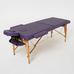 Масажний стіл RelaxLine Lagune, дерев`яна основа, фіолетовий Фото 2