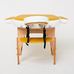 Масажний стіл RelaxLine Sahara, дерев`яна основа, біло-жовтий Фото 5