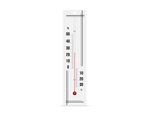 Термометр кімнатний Стеклоприбор Сувенір П-3 Стандарт чорний