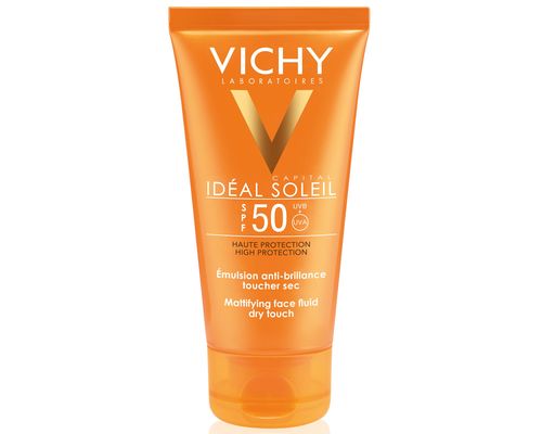 Сонцезахисна матуюча емульсія Vichy Capital Idéal Soleil Mattifaing Face Fluid SPF 50+ для обличчя для жирної шкіри 50 мл