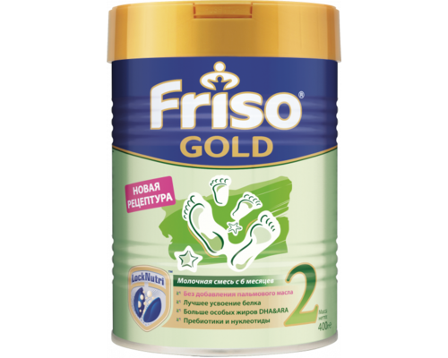 Суміш суха молочна Friso Gold 2 LockNutri для дітей з 6 до 12 місяців 400 г