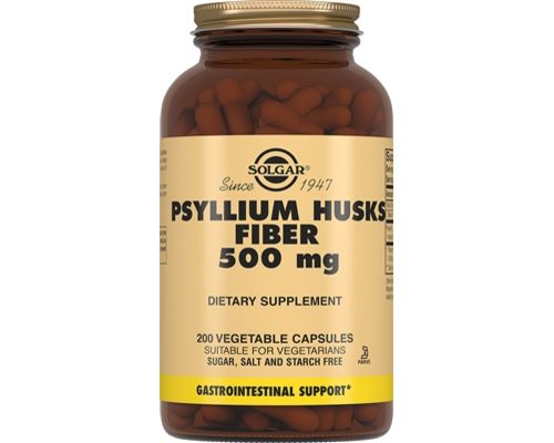 Ферменти Solgar Psyllium Husks Fiber для моторики кишечника 610 мг №200