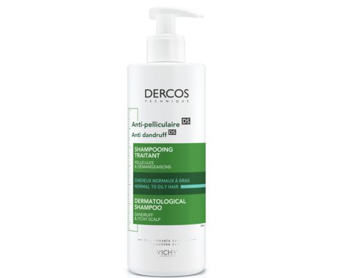 Шампунь Vichy Dercos Anti-Dandruff Advanced Action Shampoo від лупи посиленої дії для нормального та жирного волосся 390 мл
