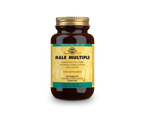 Вітаміни Solgar Male Multiple загальнозміцнюючі для чоловіків №60