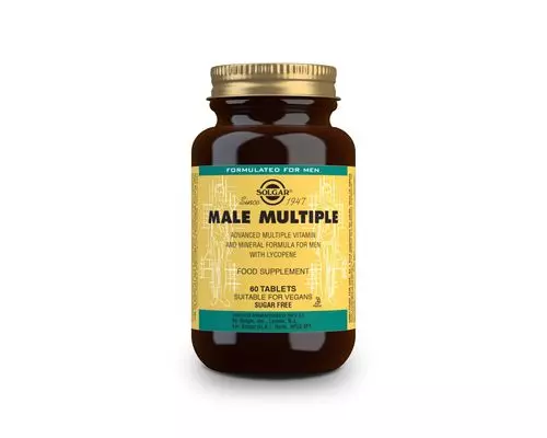 Вітаміни Solgar Male Multiple загальнозміцнюючі для чоловіків №60
