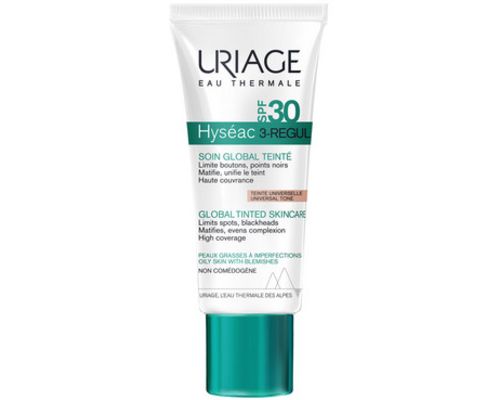 Універсальний догляд SPF 30 Uriage Hyseac 3-Regul Global Skin-Care для жирної та комбінованої шкіри 40 мл
