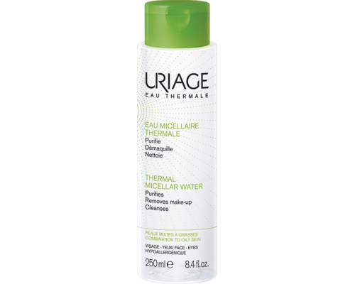 Міцелярна вода для обличчя Uriage Thermal Micellar Water Combination Oily Skin для комбінованої та жирної шкіри 250 мл