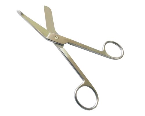 Ножиці для розрізання пов&#039;язок Surgiwell з гудзиком по Lister 14 см (Н-14-1)