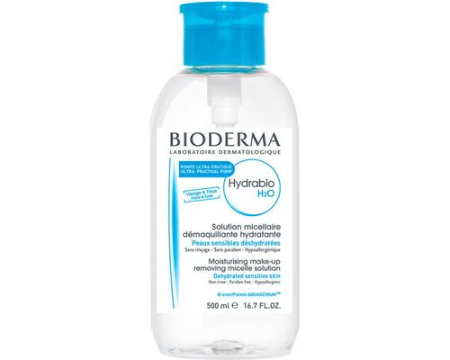 Міцелярний лосьйон Bioderma Hydrabio H2O Micelle Solution для очищення чутливої шкіри 500 мл