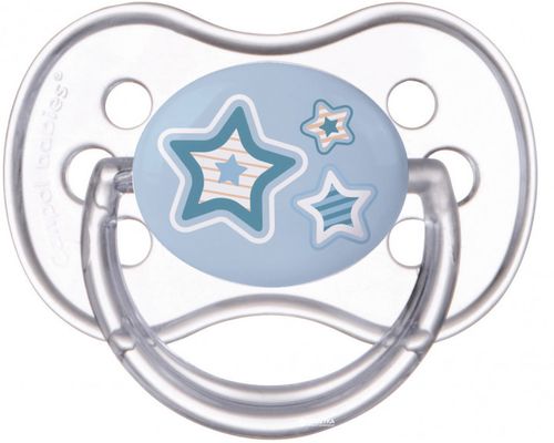Пустишка 18+ міс. Canpol babies 22/582_blu силіконова симетрична Newborn baby