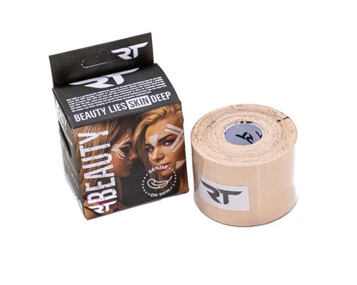 Кінезіологічний тейп Rea tape Beauty 5мх5см бежевий (REA-Tape)