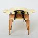Масажний стіл RelaxLine Lagune, дерев`яна основа, бежевий Фото 4