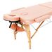 Масажний стіл RelaxLine Malibu, дерев`яна основа, світло-рожевий Фото 2