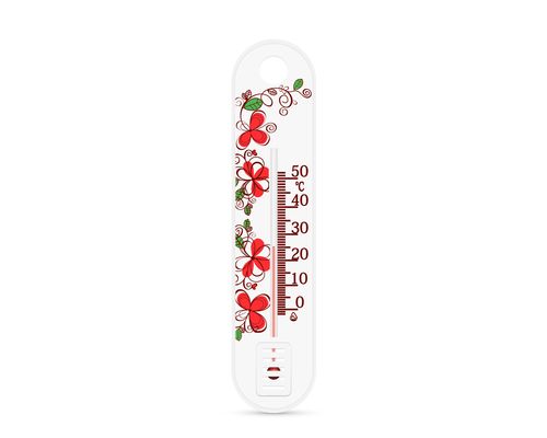 Термометр кімнатний Стеклоприбор Сувенір П-1 Червоні квіти