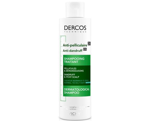 Шампунь Vichy Dercos Anti-Dandruff Advanced Action Shampoo Oily Hair від лупи посиленої дії для нормального та жирного волосся 200 мл