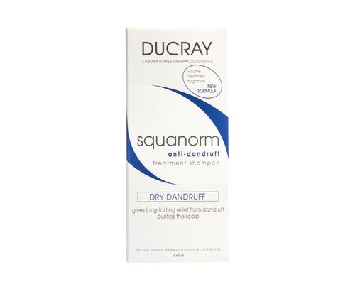 Шампунь проти сухої лупи Ducray Squanorm Shampoo Dry Dandruff 200 мл