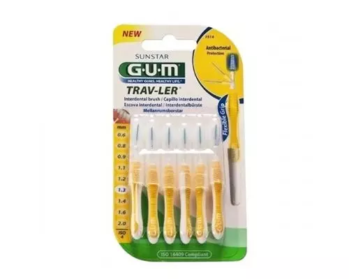 Зубна щітка GUM (Гам) міжзубна 1,3мм TravLer
