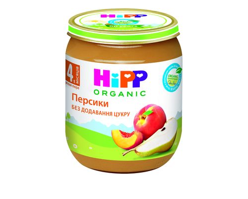 Фруктове пюре HiPP органічне Персики з 4 місяців 125 г
