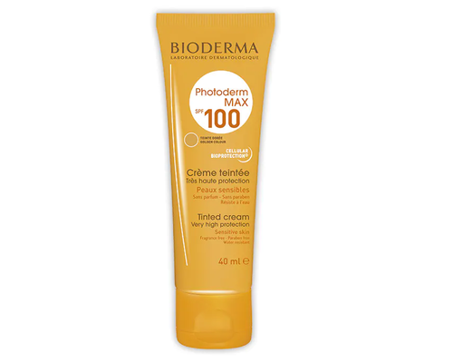 Сонцезахисний тональний крем Bioderma Photoderm Max Tinted Cream золотистий SPF 100 40 мл