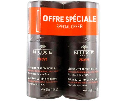 Набір кулькових дезодорантів Nuxe Men 24hr Protection Deodorant 2х50 мл
