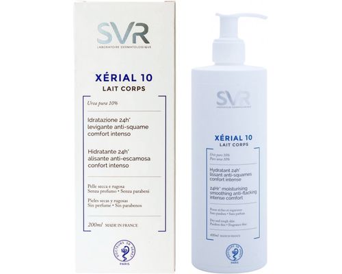 Молочко для тіла SVR Xerial 10 Lait Corps Зволоження та комфорт 24 години для сухої шкіри 400 мл