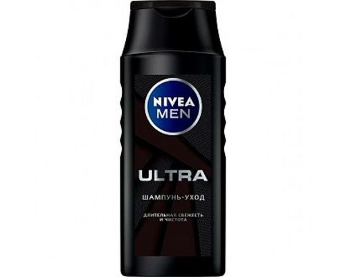 Шампунь Nivea Men Ultra для волосся тривала свіжість і чистота з активним вугіллям 250 мл