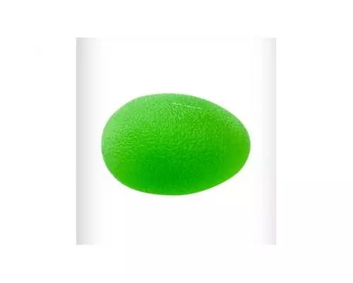 Еспандер кистьовий у формі яйця середньої жорсткості OrtoSport OS-013Y зелений