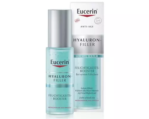 Гель-бустер Eucerin Hyaluron-Filler Moisture Booster ультралегкий зволожуючий для всіх типів шкіри 30 мл (83524)