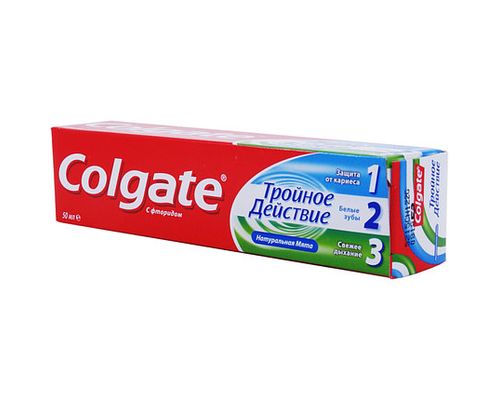 Зубна паста Colgate (Колгейт) Потрійна дія 50мл