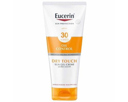 Сонцезахисний гель-крем для обличчя Eucerin Sun Protection Oil Control Dry Touch з матувальним ефектом SPF 30+ 200 мл (83556)