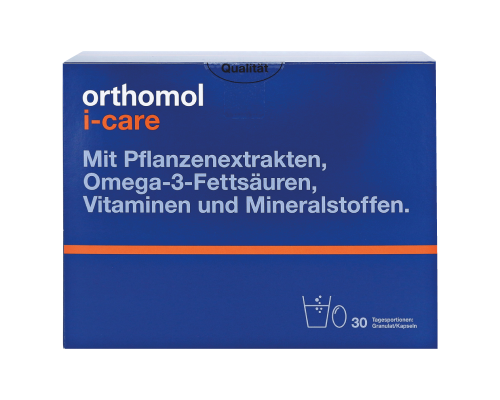 Вітаміни для підтримки імунітету при лікуванні вірусних і інфекційних захворювань Orthomol I-Care 30 днів (9180696)