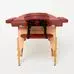 Масажний стіл RelaxLine Lagune, дерев`яна основа, бургундія Фото 5