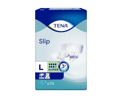 Підгузки для дорослих TENA Slip Super (90-145см) р.L №10