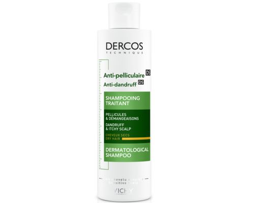 Шампунь Vichy Dercos Anti-Dandruff Treatment Shampoo Dry Hair від лупи посиленої дії для сухого волосся 200 мл
