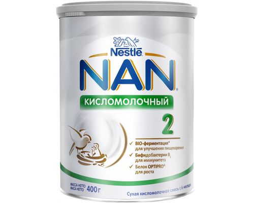 Суміш Nestle NAN Кисломолочний 2 з 6 мiсяцiв 400 г