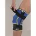 Бандаж на колінний суглоб з ребрами жорсткості та 2 шарнірами неопреновий Алком 4022 р.1 синьо-чорний Фото 4